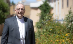 Bischof Wolfgang Ipolt in Rom (2022) / Daniel Ibáñez / CNA Deutsch 