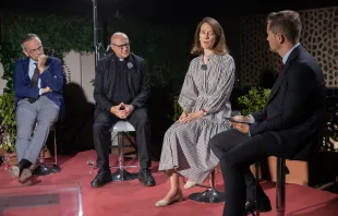 Die Talkrunde "Roman Nights" zum Thema Familie fand am 15. Juni 2022 auf der Dachterrasse von EWTN Vatican in Rom statt. / Daniel Ibáñez / CNA Deutsch