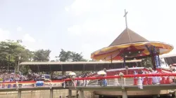 Millionen von Gläubigen versammelten sich am 3. Juni zu einer lebhaften, dreistündigen liturgischen Feier in der Basilika der ugandischen Märtyrer in Namugongo, etwas außerhalb der Hauptstadt des Landes, Kampala. / Pater Don Bosco Onyolla/ACI Africa