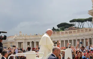 Generalaudienz mit Papst Franziskus am 23. Mai 2018 / Susanne Dedden / CNA Deutsch