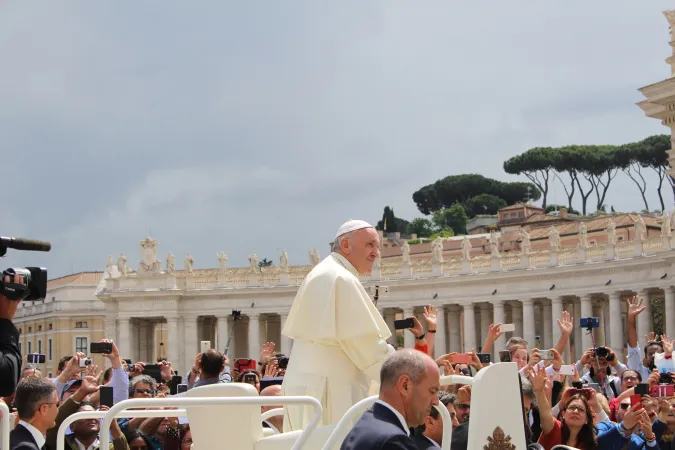 Generalaudienz mit Papst Franziskus am 23. Mai 2018