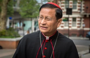 Kardinal Charles Maung Bo in London, England, am 12. Mai 2016. /  Mazur/catholicnews.org.uk