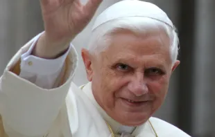 Papst emeritus Benedikt XVI. am 15. Juni 2015 im Vatikan / L'Osservatore Romano 