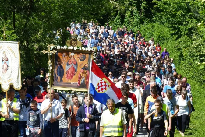 Kroatische Wallfahrt in Vhrbosna.