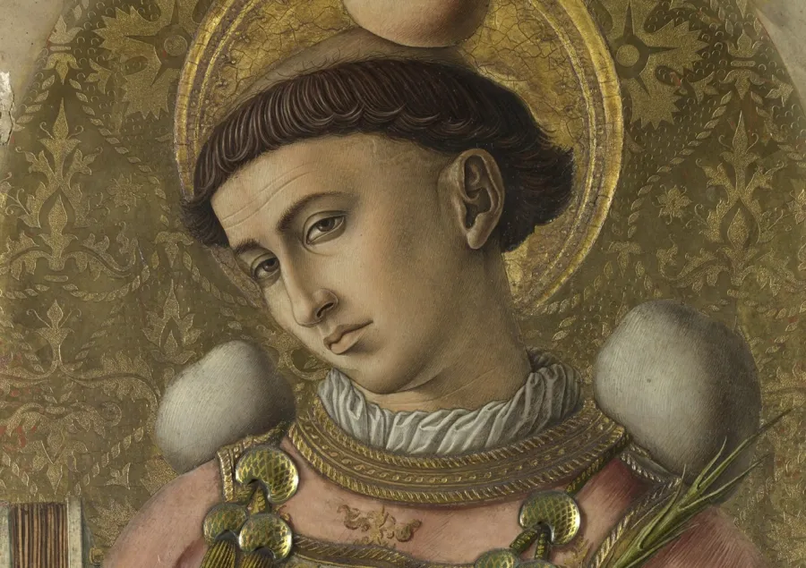 Der heilige Stephanus von Carlo Crivelli (15. Jahrhundert)