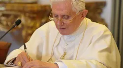 Papst Benedikt XVI. im August 2010 im Vatikan.  / Vatican Media / CNA Deutsch