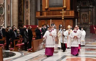 Die Vesper im Petersdom am 31. Dezember 2020  / Vatican Media