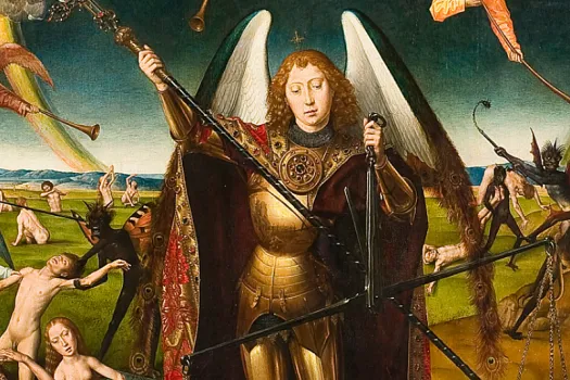 Der Erzengel Michael, dargestellt von Hans Memling (Ausschnitt) / Wikimedia / Gemeinfrei