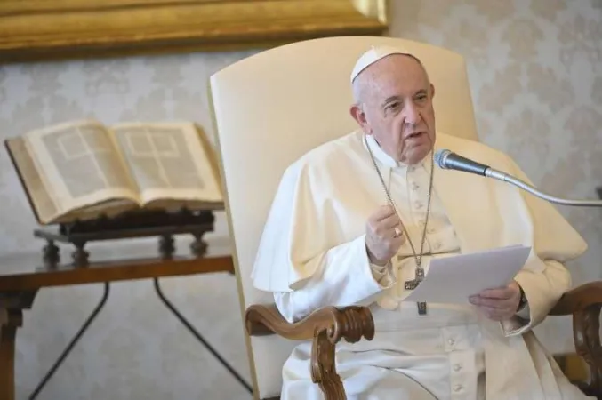 Papst Franziskus bei der Generalaudienz