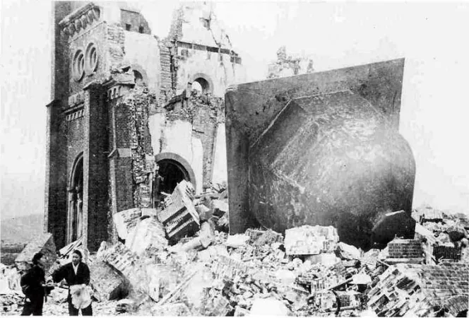 Die Kathedrale am 7. Januar 1945