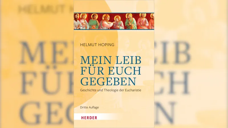 Buchumschlag, "Mein Leib für euch gegeben"