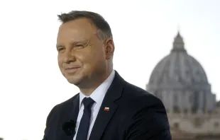 Polens Präsident Andrzej Duda im EWTN-Interview mit Alan Holdren am 25. September 2020. / Anthony Johnson / EWTN News