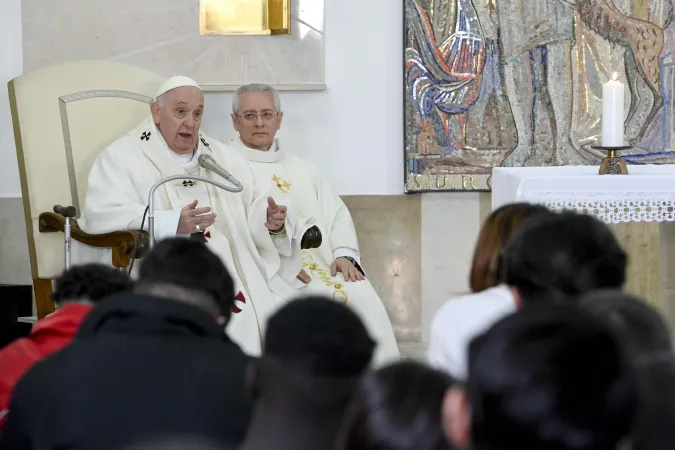 Papst Franziskus am Gründonnerstag 2023