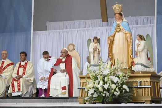 Papst Franziskus, Commonwealth Stadium, Edmonton, Kanada, 26. Juli 2022 / Vatican Media