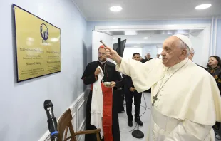 Papst Franziskus im Haus der Barmherzigkeit in der Mongolei am 4. September 2023 / Vatican Media