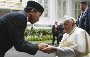 Papst Franziskus mit dem indonesischen Präsidenten Joko Widodo / Vatican Accredited Media Personnel