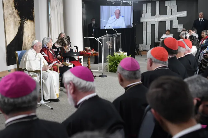 Papst Franziskus, Quebec, Kanada, 27. Juli 2022