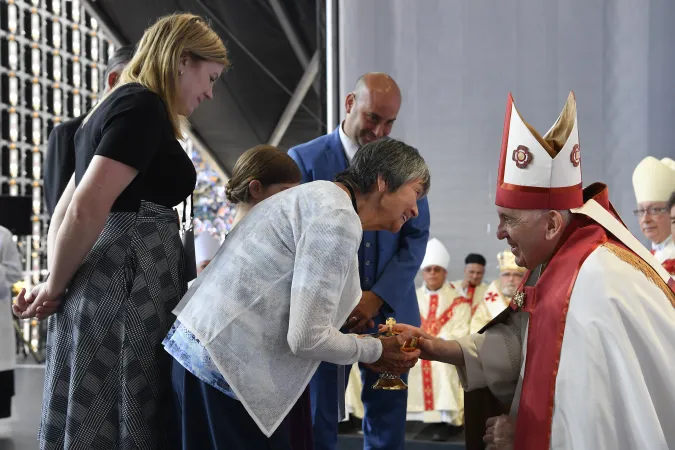 Papst Franziskus, Commonwealth Stadium, Edmonton, Kanada, 26. Juli 2022