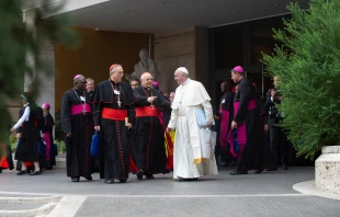 Papst Franziskus und Synodenväter am 5. Oktober 2018 / Vatican Media