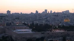 Sonnenuntergang über Jerusalem, gesehen vom Ölberg / CNA/Lauren Cater