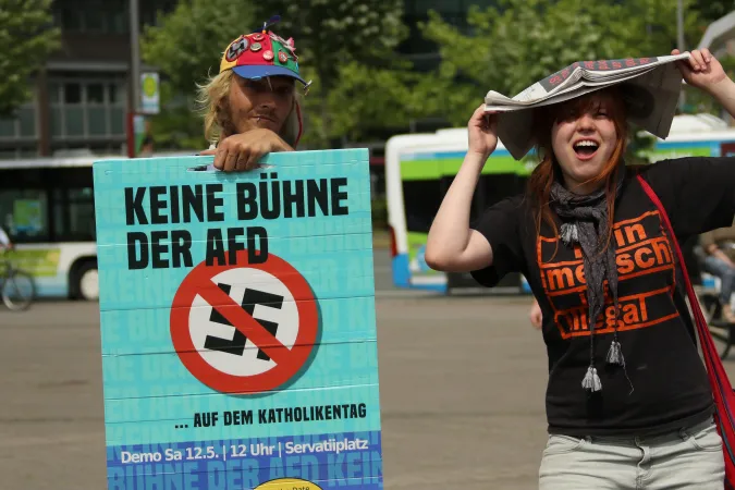 Die Einladung der AfD zum Katholikentag hat bereits im Vorfeld für Proteste gesorgt.