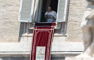 Papst Franziskus beim Angelusgebet / Vatican Media / CNA