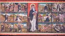 Tafel mit Szenen aus der Legende des heiligen Antonius (1503) im Lübecker Dom / Gemeinfrei