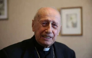 Kardinal Roger Etchegaray / Daniel Ibanez / CNA Deutsch