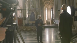 Filmarbeiten mit Bischof Robert Barron / screenshot / Word on Fire