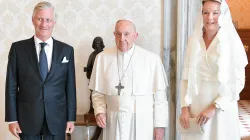 König Philippe, Papst Franziskus, Königin Mathilde / Vatican Media