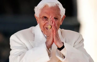 Emeritierter Papst Benedikt XVI. / CNA