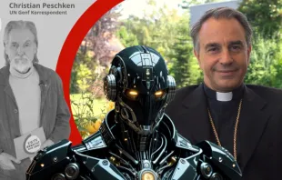 Christian Peschken (EWTN) im Gespräch mit Erzbischof Ettore Balestrero, dem Ständigen Vertreter des Heiligen Stuhls bei der UN in Genf / 