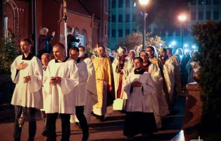 Gebet für die Opfer der friedlichen Proteste in Weißrussland / Mit freundlicher Genehmgung von catholic.by - Foto: Vitaly Palinevsky