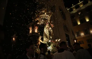 Unsere Liebe Frau von Fatima bei einer Prozession zu Ehren der Immaculata am 8. Dezember 2016 in Rom. / CNA/Daniel Ibanez