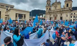 Teilnehmer am Marsch fürs Leben in Bogotá, der Hauptstadt Kolumbiens, am 4. Mai 2023 / Eduardo Berdejo/ACI Prensa