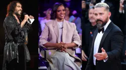 Russell Brand, Candace Owens, und Shia LaBeouf / Kevin Mazur/Getty Images for The Recording Academy; Jason Davis/Getty Images; and Pascal Le Segretain/Getty Images