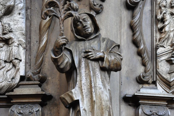 Bruno von Köln im Chorgestühl der Kirche St. Magnus in Bad Schussenried / gemeinfrei