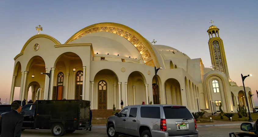 Die neue Kathedrale in Kairo beim Besuch von US-Außenminister Mike Pompeo am 10. Januar 2019