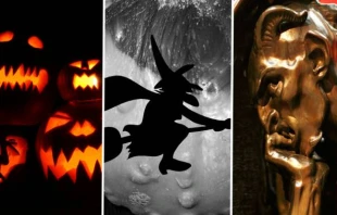 Kürbisse, Hexen und Dämonen: Traditionelle Themen an Halloween, das aus dem christlichen Brauchtum stammt, und aus den USA auch wieder nach Deutschland gekommen ist, wo traditionelle Bräuche wie die der Rübengeister ohnehin an Allerheiligen gefeiert wurden / CC The-B's, Lumiago und Adrian Scottow via Flickr