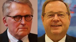 Verantworten den umstrittenen "Synodalen Weg": ZdK-Präsident Thomas Sternberg und Bischof Georg Bätzing von Limburg.  / Rudokf Gehrig / CNA Deutsch // Bistum Limburg 