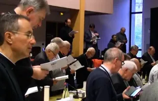 Bischöfe bei der Vollversammlung der französischen Bischofskonferenz in Lourdes / Église Catholique France