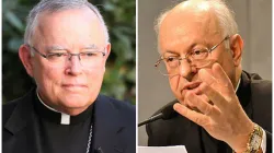 Erzbischof Charles Chaput (links) und Kardinal Lorenzo Baldisseri / Joaquin Piero Perez / Daniel Ibanez (beide CNA Deutsch)