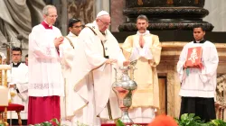 Papst Franziskus bei der Chrisammesse am 24. März 2016. / CNA/Alexey Gotovksiy