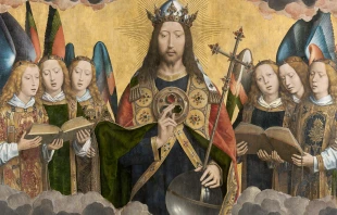 Christus, der wahre König, mit musizierenden Engeln, gemalt von Hans Memling um 1480 / Wikimedia (CC0)