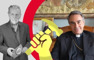 Christian Peschken (EWTN) im Gespräch mit Erzbischof Ettore Balestrero, dem Ständigen Vertreter des Heiligen Stuhls bei der UN in Genf / 