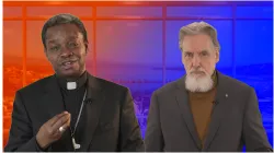 Christian Peschken (EWTN Deutschland) im Gespräch mit Erzbischof Fortunatus Nwachukwu, Ständiger Vertreter des Heiligen Stuhl bei der UN in Genf / 