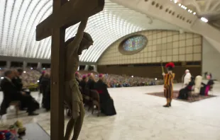 Die Aussendung findet in der Audienzhalle Paul VI. statt. / L'Osservatore Romano  