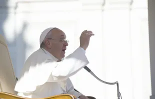 Papst Franziskus am 14. Februar 2014 auf dem Petersplatz / L'Osservatore Romano