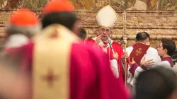 Papst Franziskus im Petersdom am 3. November 2015 / CNA / Daniel Ibanez