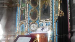 Der Altar in der Apostolischen Kathedrale von Gjumri am 22. Juni 2016. / CNA/Andrea Gagliarducci